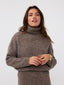 SAMPLE Knitted Sweater Lil | Warm grey