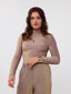 SAMPLE Top Evie | Mauve/gold