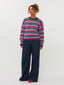 SAMPLE_Knitted sweater Aria | Navy/fuchsia