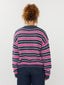 SAMPLE_Knitted sweater Aria | Navy/fuchsia
