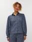 SAMPLE Blouse Beaudine | Denim flower