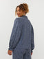 SAMPLE Blouse Beaudine | Denim flower
