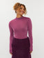 SAMPLE Knitted top Lotte | Fuchsia purple