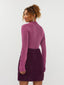 SAMPLE Knitted top Lotte | Fuchsia purple