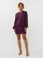 Knitted top Colette | Aubergine