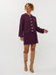 SAMPLE Knitted top Colette | Aubergine