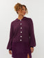 Knitted top Colette | Aubergine