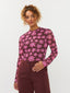 SAMPLE Top Willemijn | Brown flower