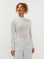 Gestricktes Top Lotte | Ecru/Silber