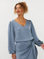 SAMPLE Top Nyma | Blue grey