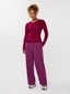 Knitted Top Devina | Fuchsia purple/red
