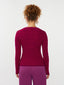 Knitted Top Devina | Fuchsia purple/red