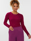 SAMPLE Knitted Top Devina | Fuchsia purple/red