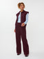 Gilet Danielle | Burgundy