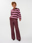Knitted Top Balou | Burgundy/pink
