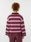 Knitted Top Balou | Burgundy/pink