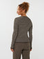 SAMPLE Knitted Top Devina | Mud/ecru