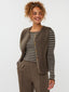 SAMPLE Knitted Top Devina | Mud/ecru