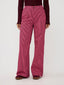 Pants Djamilla | Coral pink/burgundy