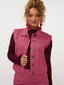 Gilet Marit | Coral pink/burgundy