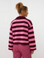 Knitted top Agnes | Burgundy/coral pink