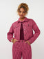 Jacket Kalina | Coral pink/burgundy