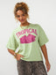 T-shirt Tropical | Soft green