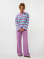 Knitted top Agnes | Violet/turquoise