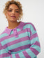 Knitted top Agnes | Violet/turquoise