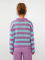 Knitted top Agnes | Violet/turquoise