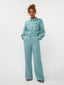 Pants Leona | Turquoise melange
