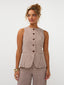 Gilet Jette | Brown check