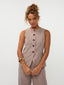 Gilet Jette | Brown check