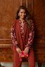 SAMPLE Blouse Alyssa | Brick/soft pink flower