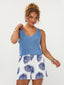 Short Nadia | Blue shells