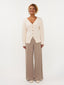 Knitted top Daisy | Ecru