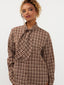 Blouse Charlize | Brown check