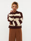 Knitted sweater Brianna | Dark brown