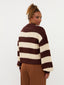 Knitted sweater Brianna | Dark brown