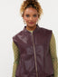 Gilet Inez | Aubergine
