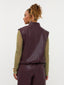 Gilet Inez | Aubergine