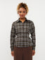 Blouse Tamila | Brown/blue check
