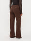 Pants Solange | Dark brown