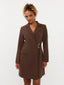 Dress Carmel | Dark brown