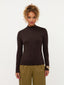 Knitted top Sjoukje | Dark brown