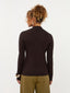 Knitted top Sjoukje | Dark brown