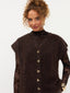 Knitted Cardigan Rochelle | Dark brown