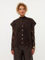 Knitted Cardigan Rochelle | Dark brown