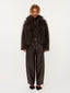 Coat Keesie | Chocolate brown