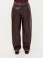 Pants Annemone | Red brown